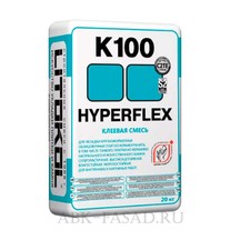Цементный клей Litokol Hyperflex K100 для керамической плитки